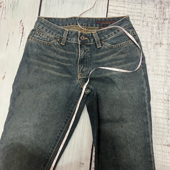 AG ADRIANO GOLDSCHMIED boot cut jeans dirty wash denim size 27 Y2K Vintage EUC - Picture 7 of 14